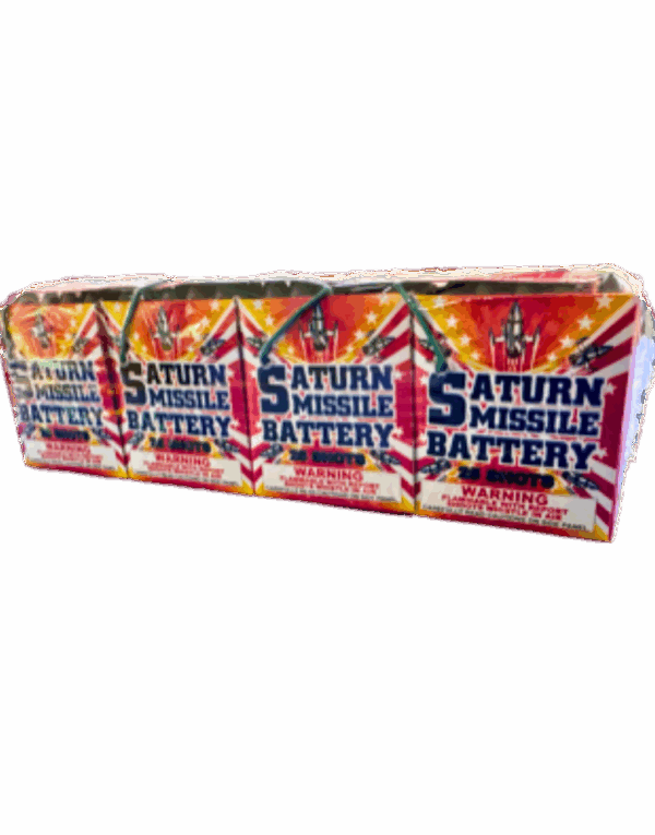 SATURN MISSILE BATTERY 25SHOTS 4 PACK