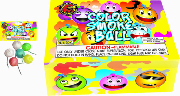 COLOR SMOKE BALLS EACH