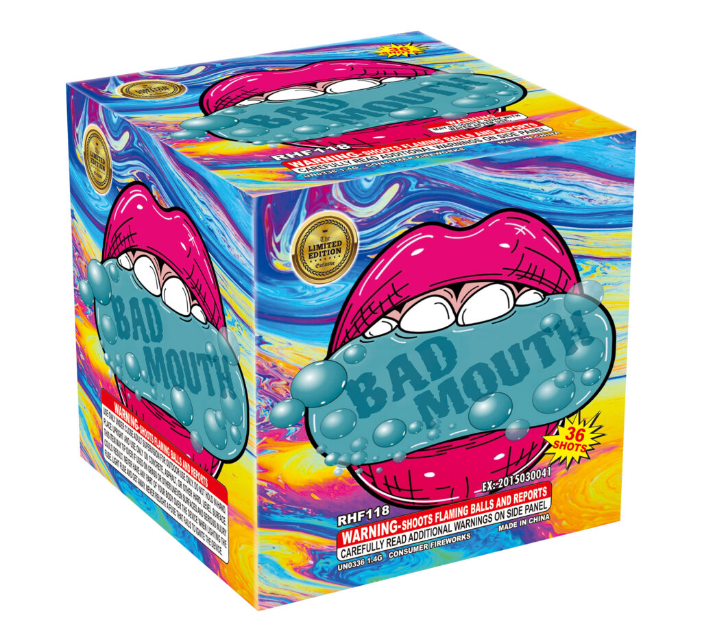 BAD MOUTH 36SHOTS Twin Fire Works