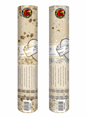 GOLD AND SILVER CONFETTI